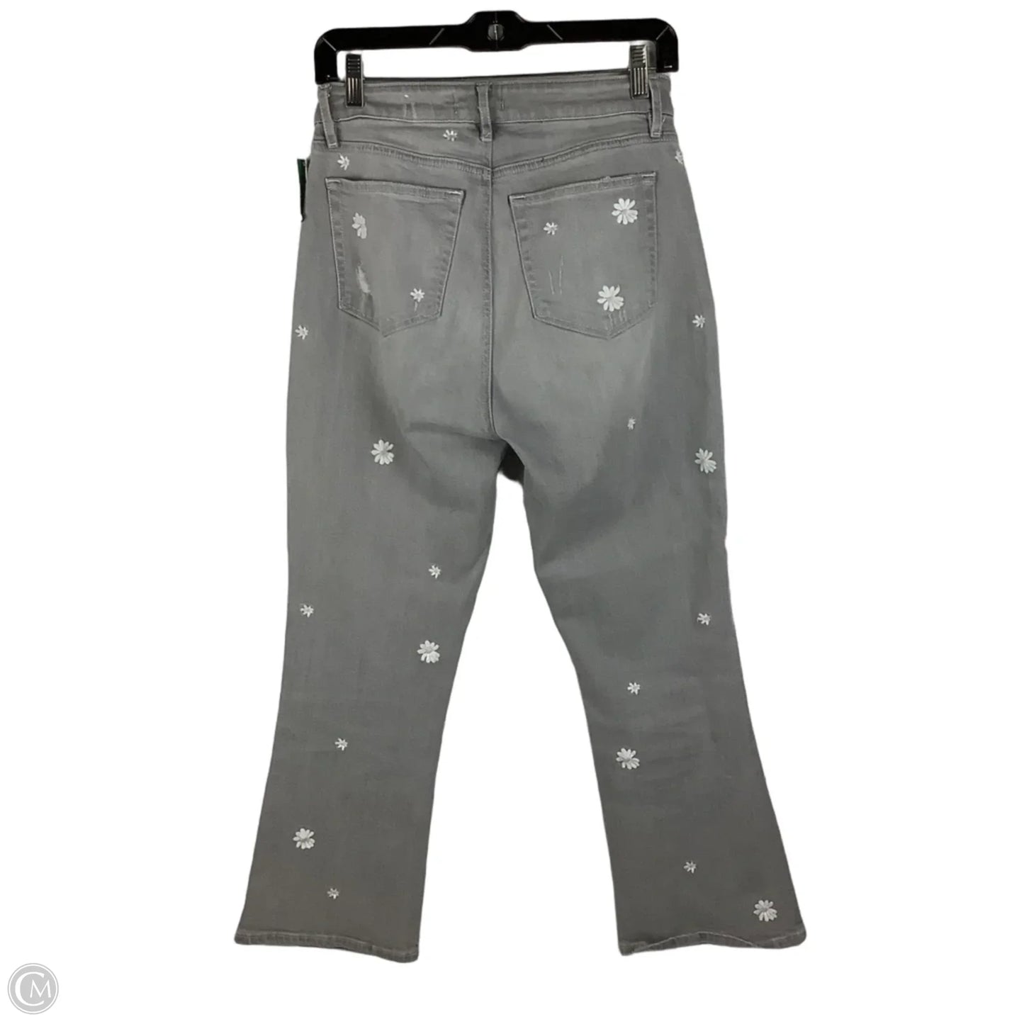 Jeans Straight By Loft In Grey Denim, Size: 2