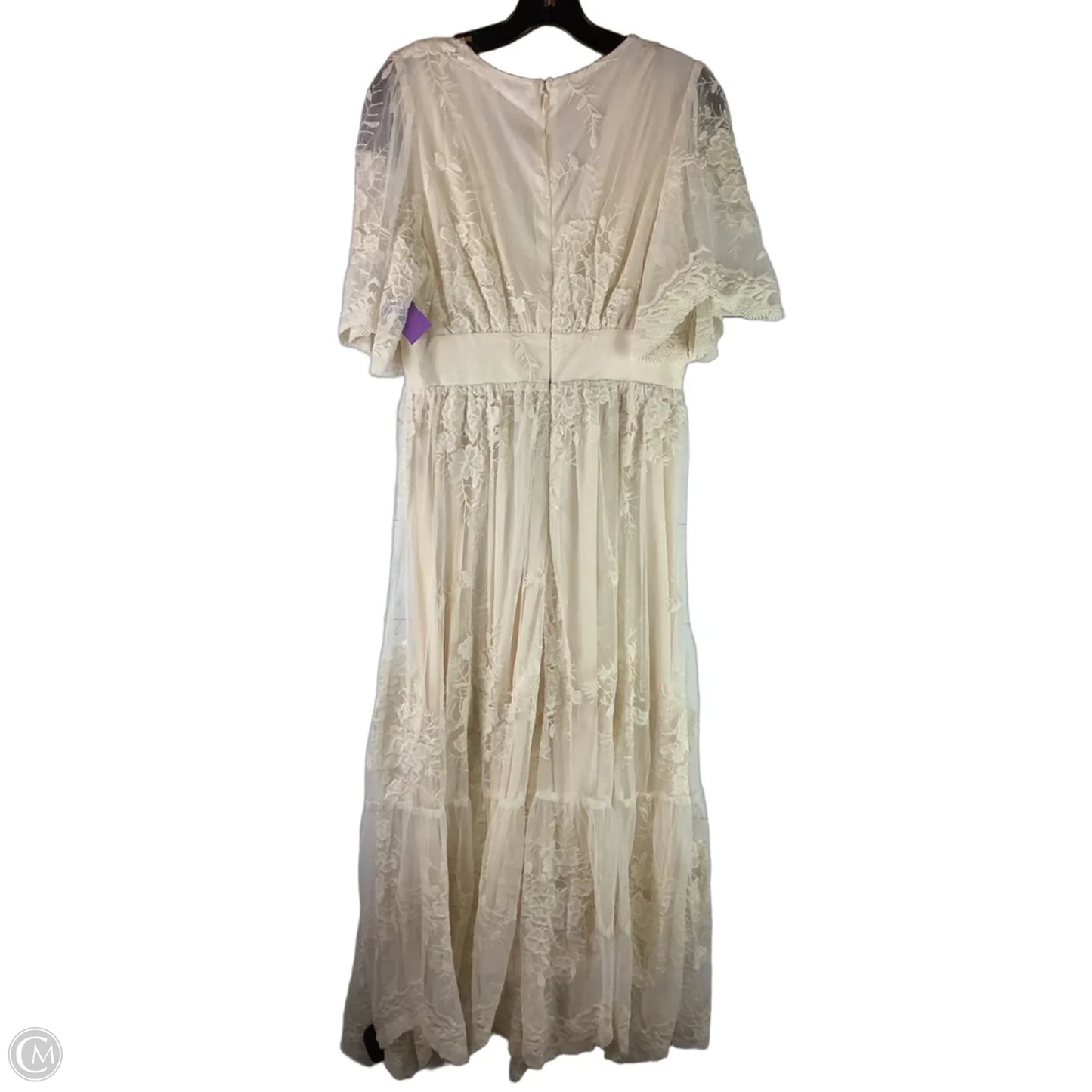 Dress Party Long By Baltic Born In Cream, Size: M