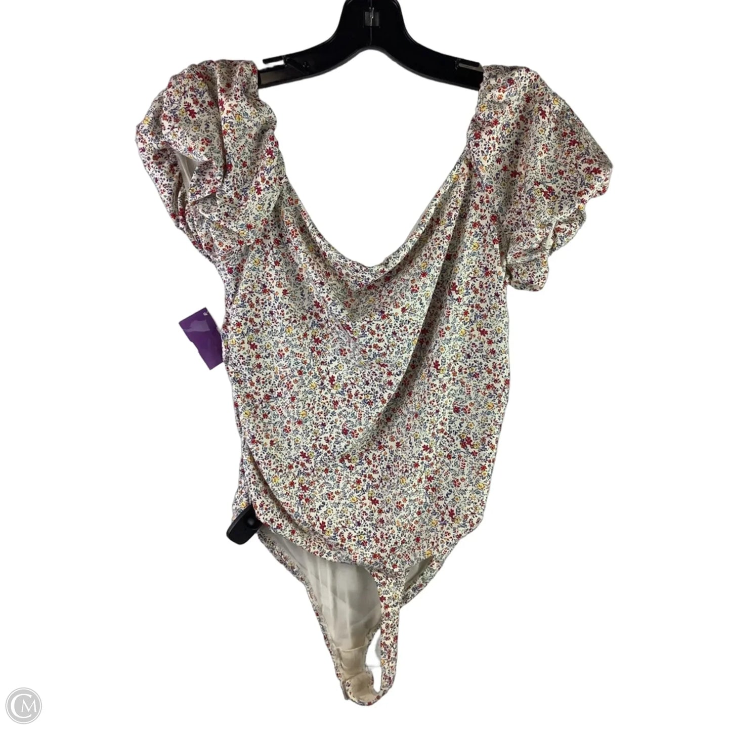 Bodysuit By Free People In Floral Print, Size: L