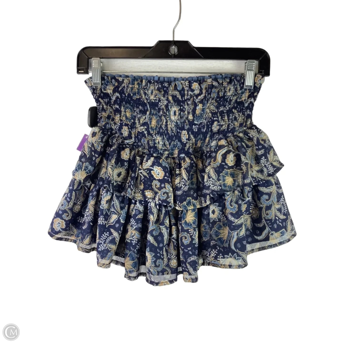 Skirt Mini & Short By Patrons Of Peace In Navy, Size: S