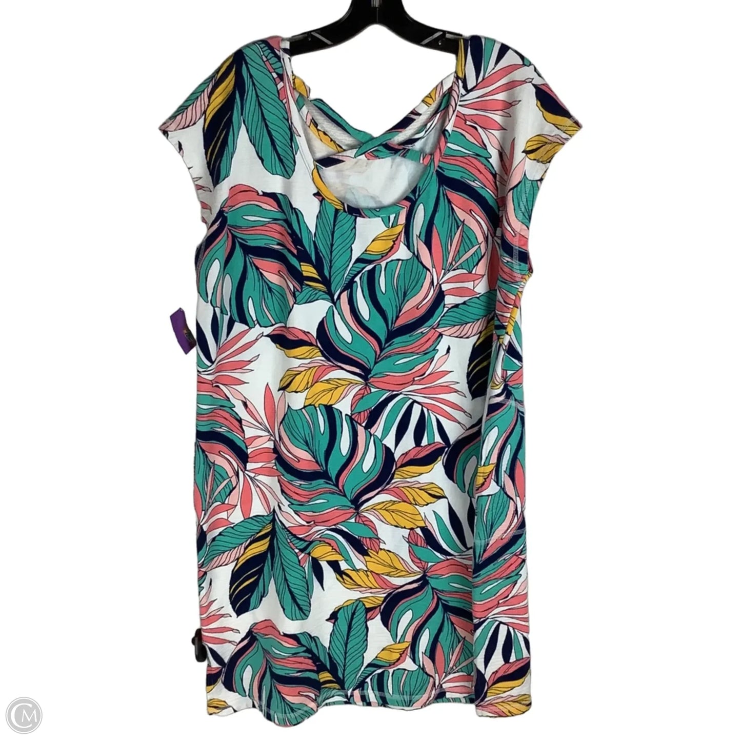 Dress Casual Short By Talbots In Tropical Print, Size: Xl