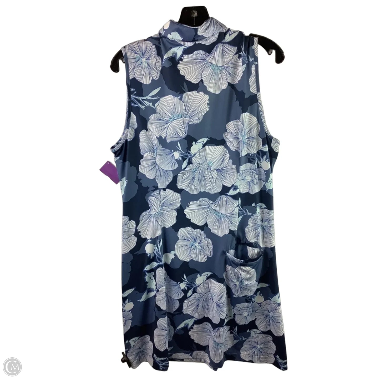 Athletic Dress By Greg Norman In Floral Print, Size: L