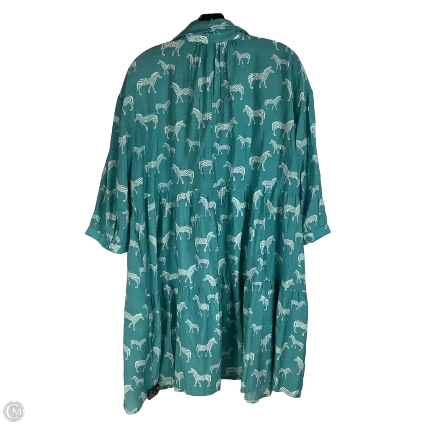 Dress Casual Short By Mittoshop In Teal, Size: M