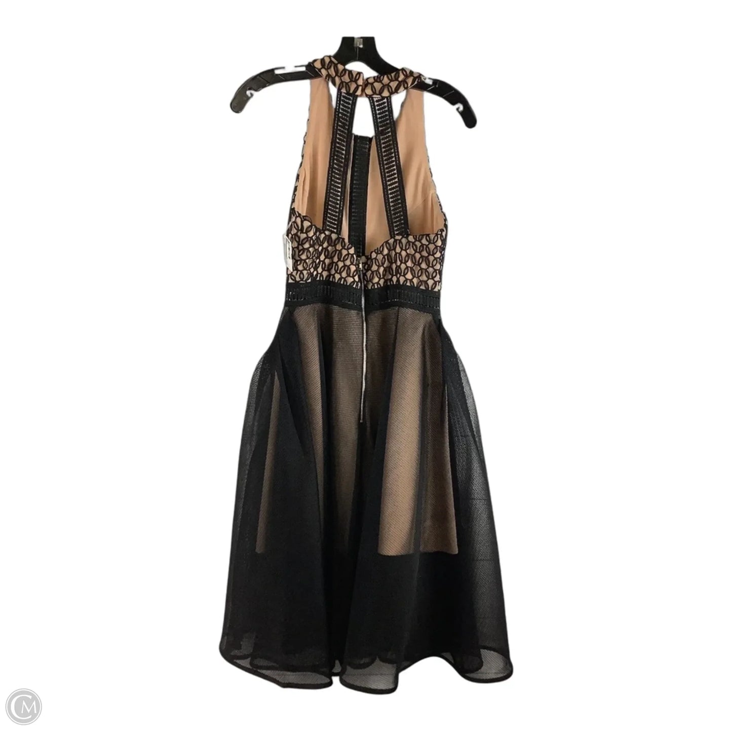 Dress Party Midi By Elliatt In Black & Tan, Size: S
