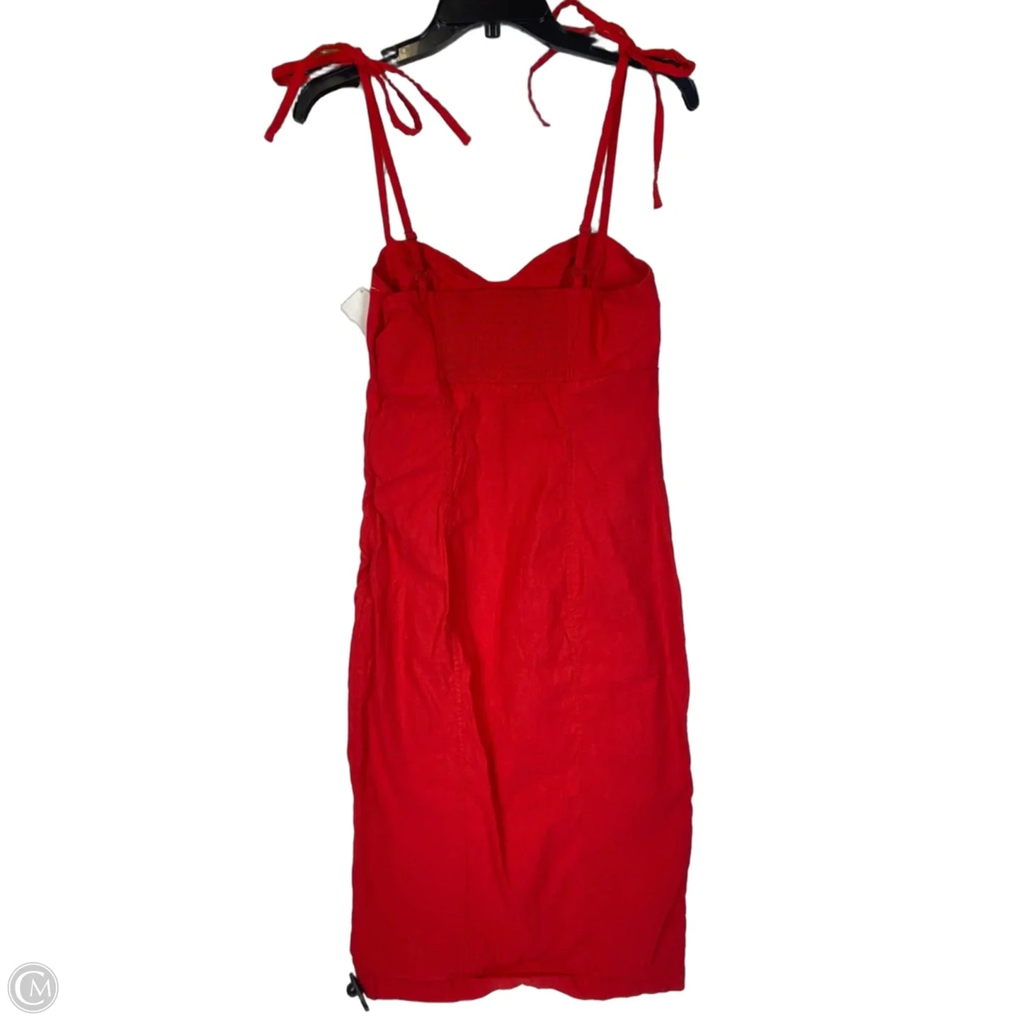 Dress Casual Midi By Anthropologie In Red, Size: S