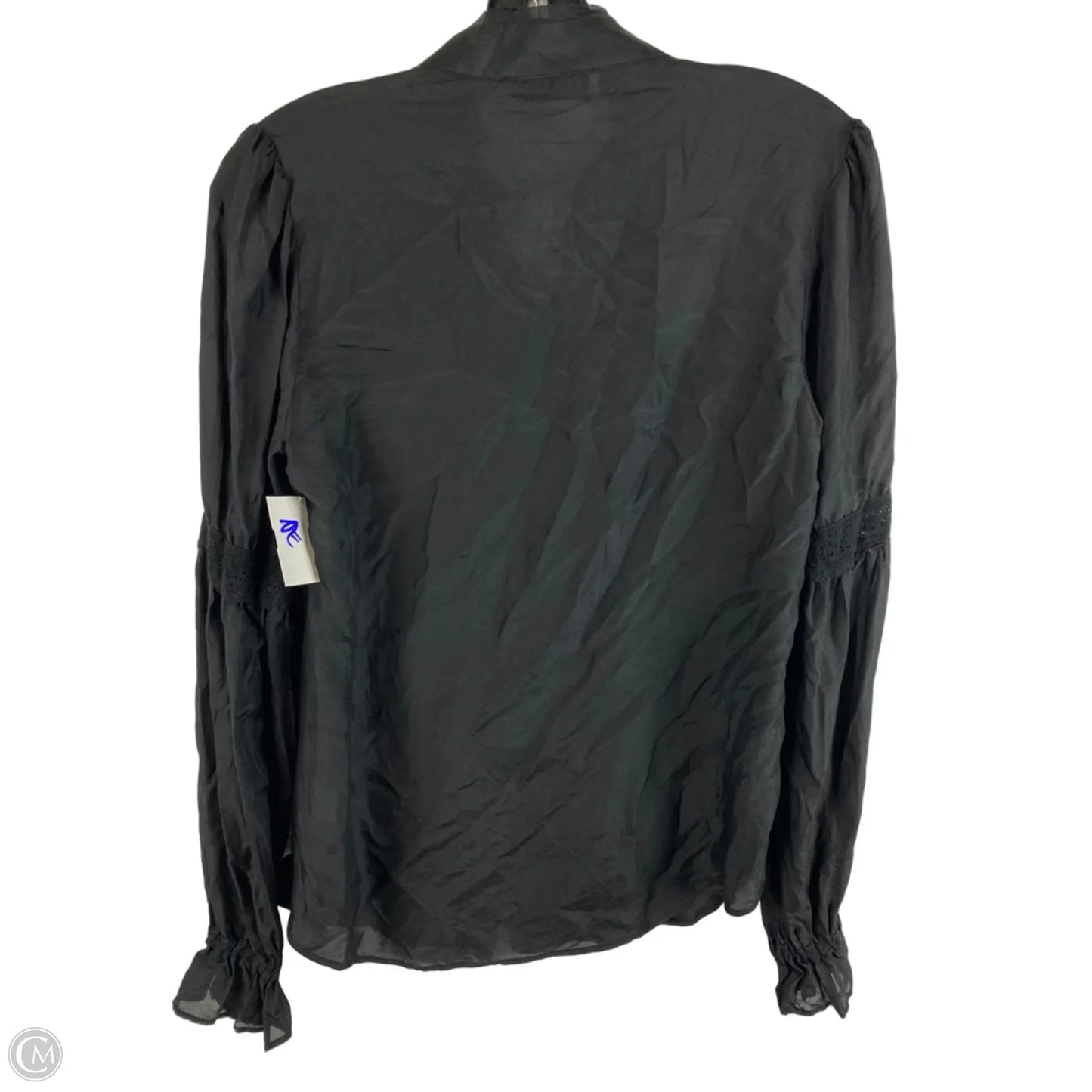 Top Long Sleeve By Bailey 44 In Black, Size: S