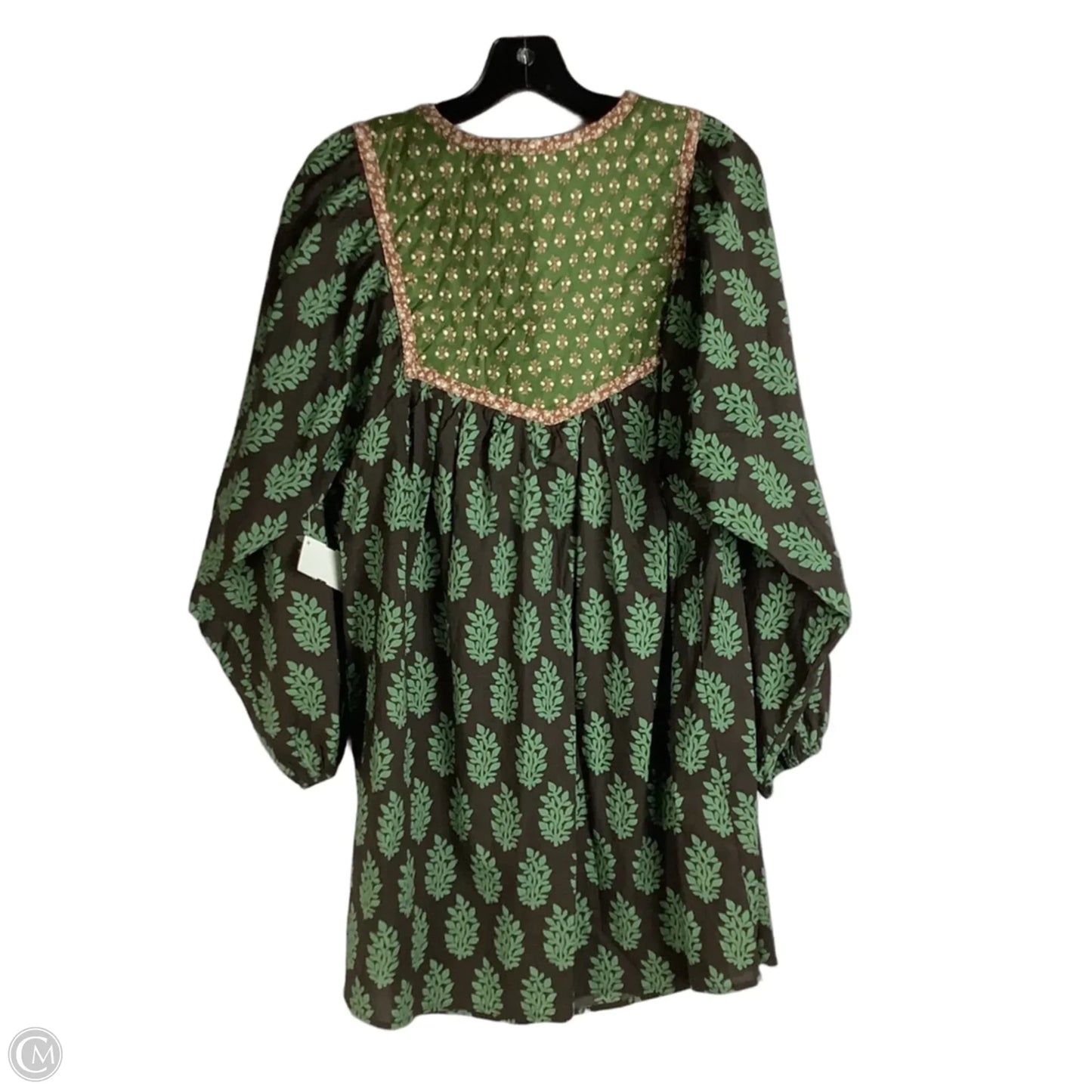 Dress Casual Short By Gigio In Brown & Green, Size: M