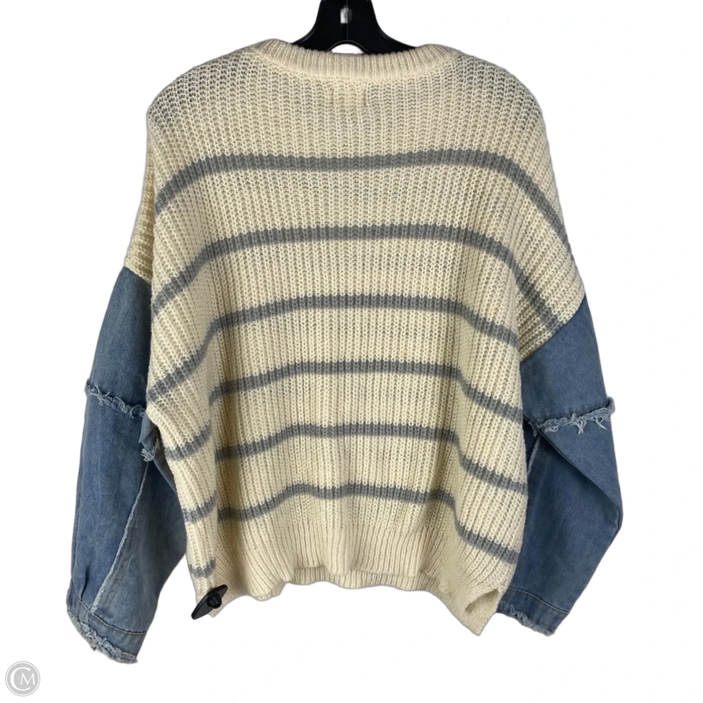 Sweater By Dreamers In Cream, Size: M