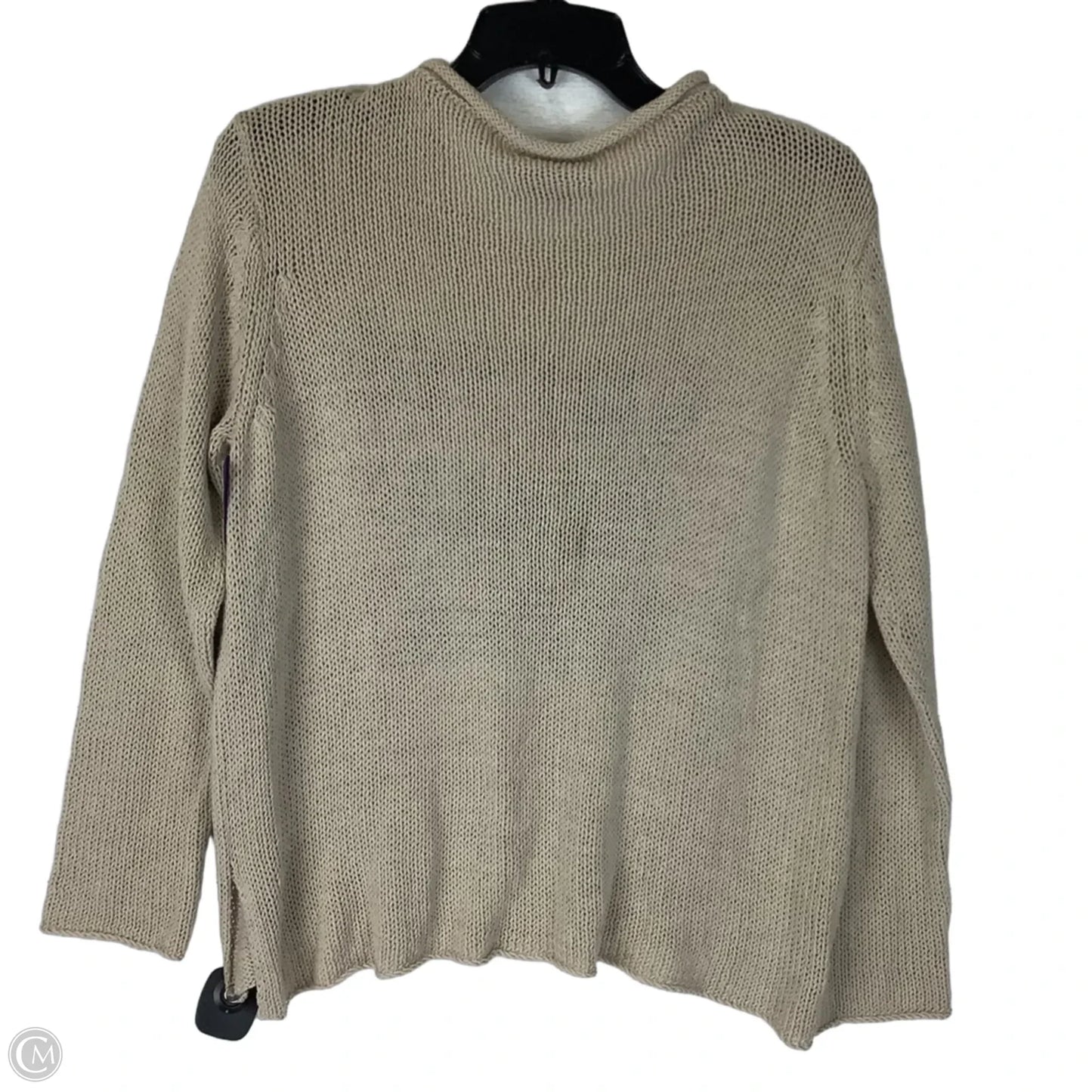 Top Long Sleeve By Wooden Ships In Brown, Size: S