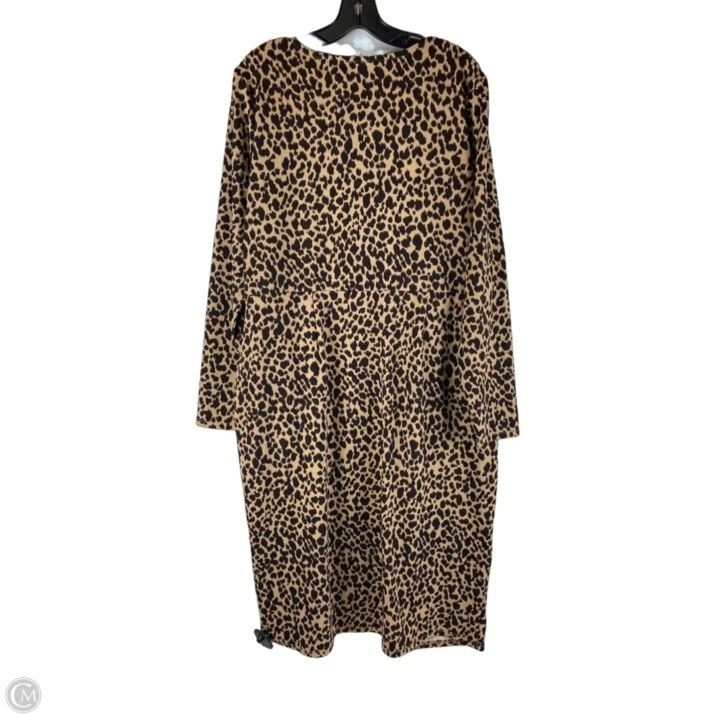 Dress Casual Midi By Wonderly In Animal Print, Size: Xxl