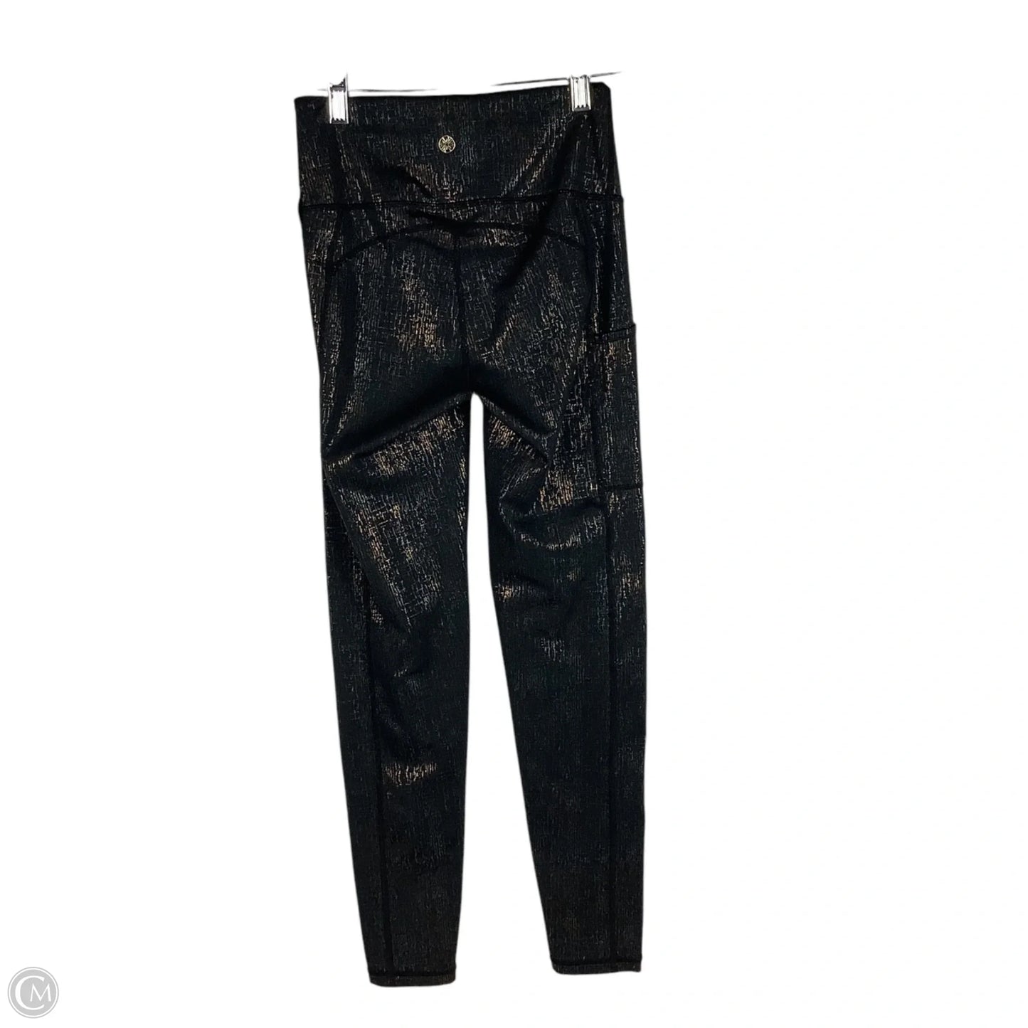 Athletic Leggings By Lilly Pulitzer In Black & Gold, Size: Xs