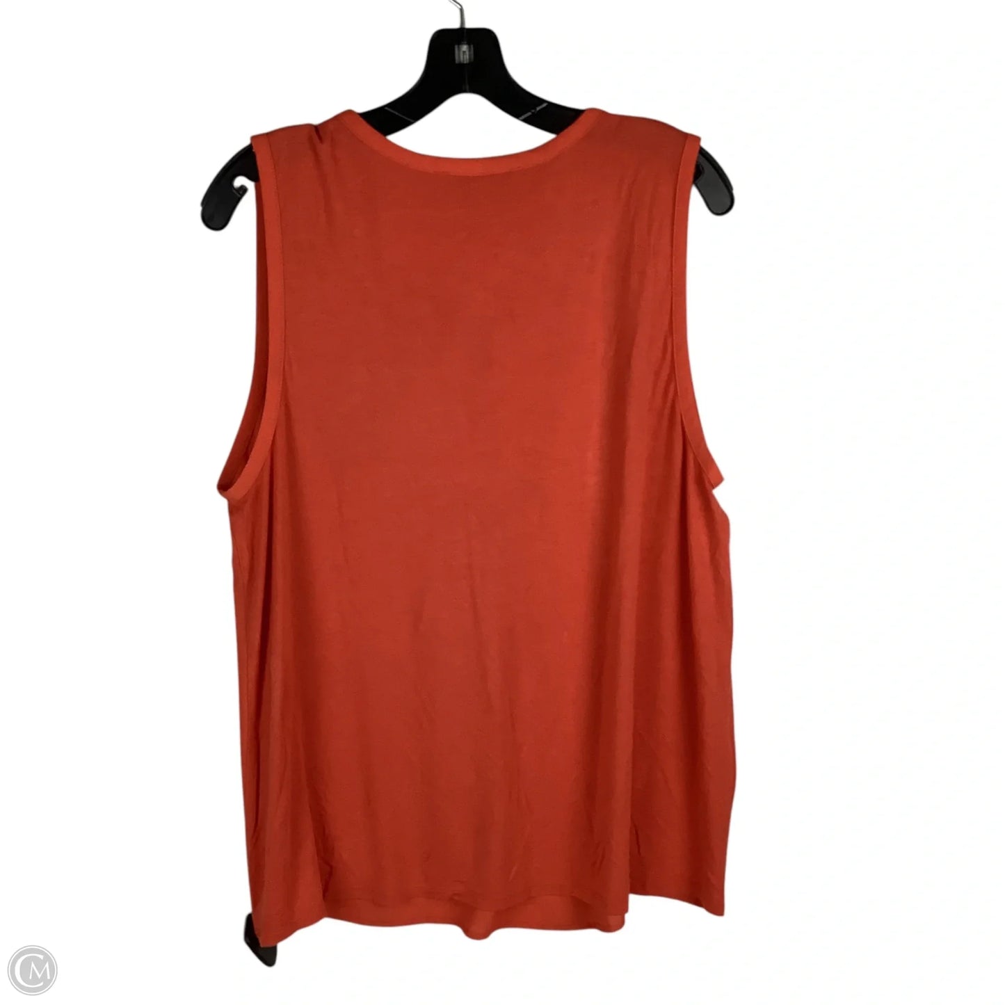 Top Sleeveless By Loft In Orange, Size: Xl