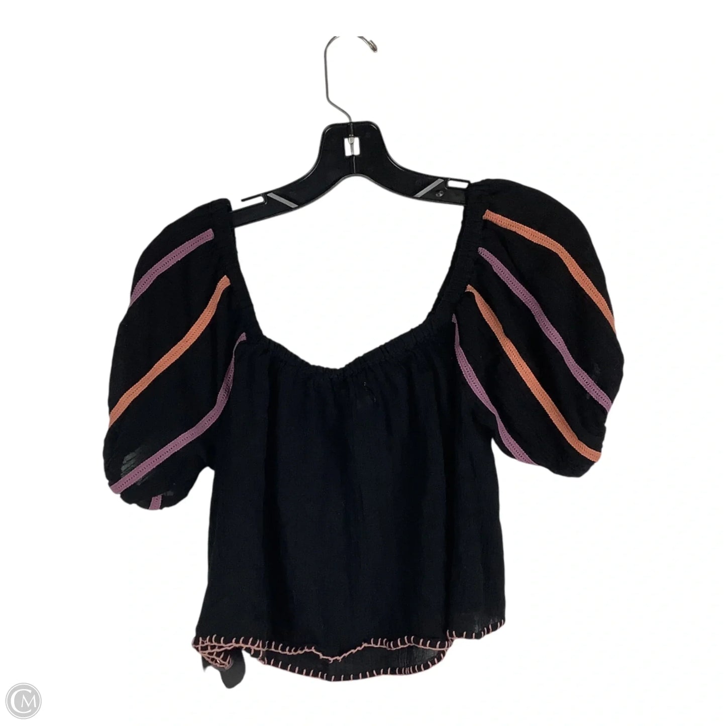 Top Short Sleeve By Urban Outfitters In Black, Size: Xs