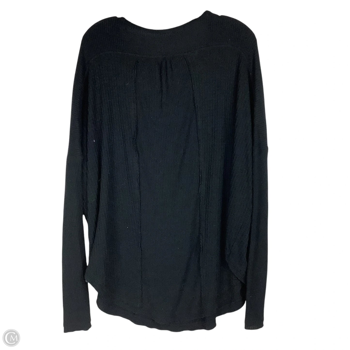 Top Long Sleeve By Free People In Black, Size: S