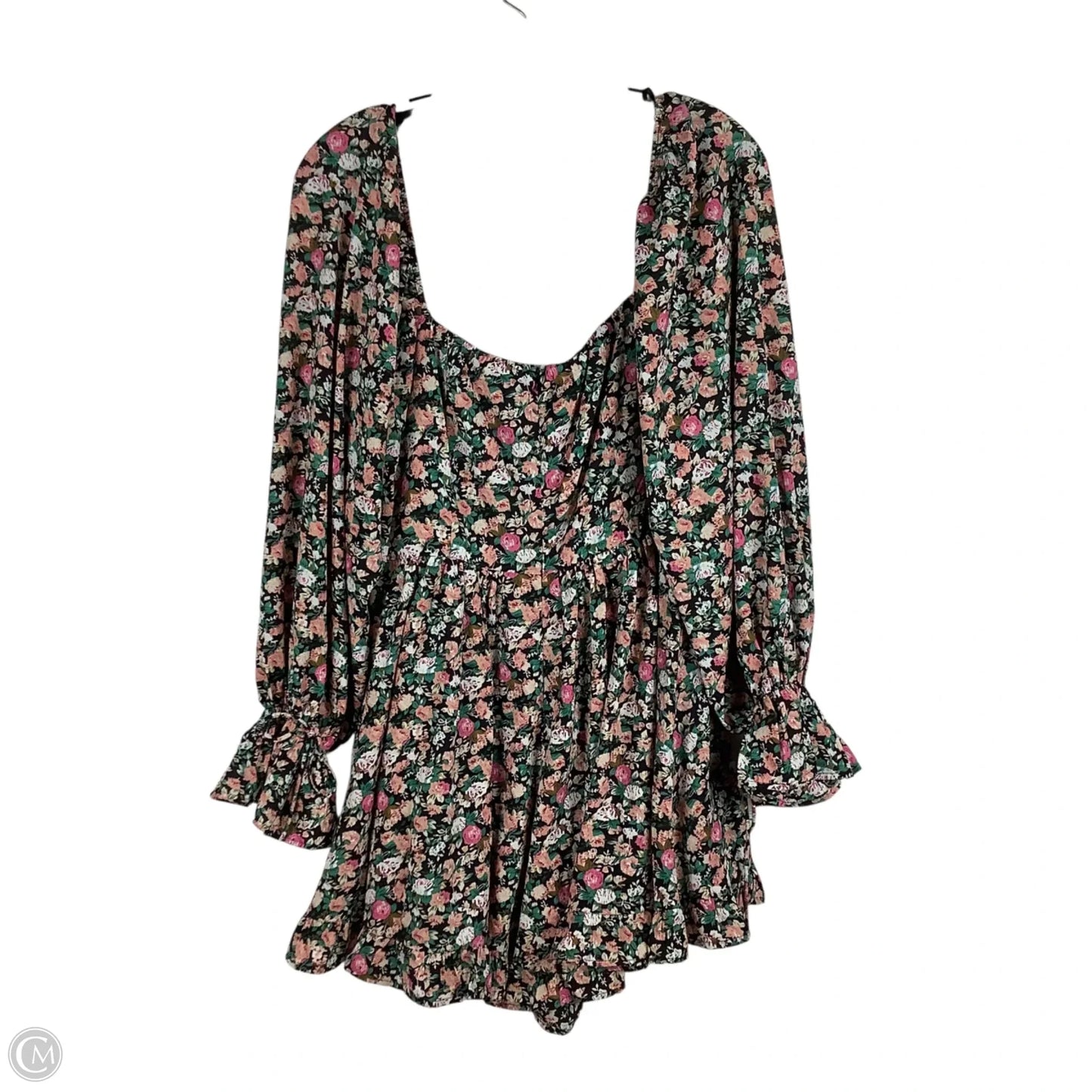 Romper Party Short By Cmc In Floral Print, Size: L