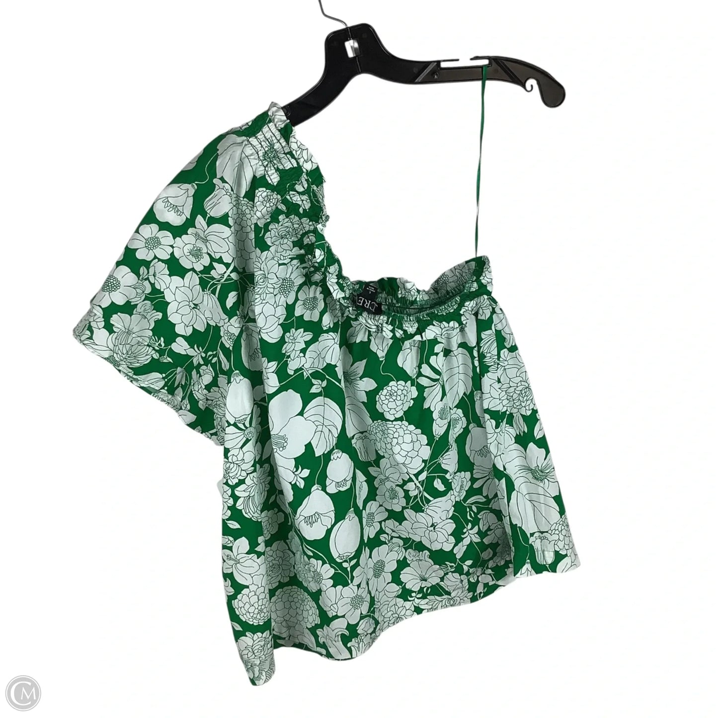 Top Short Sleeve By J. Crew In Green, Size: L