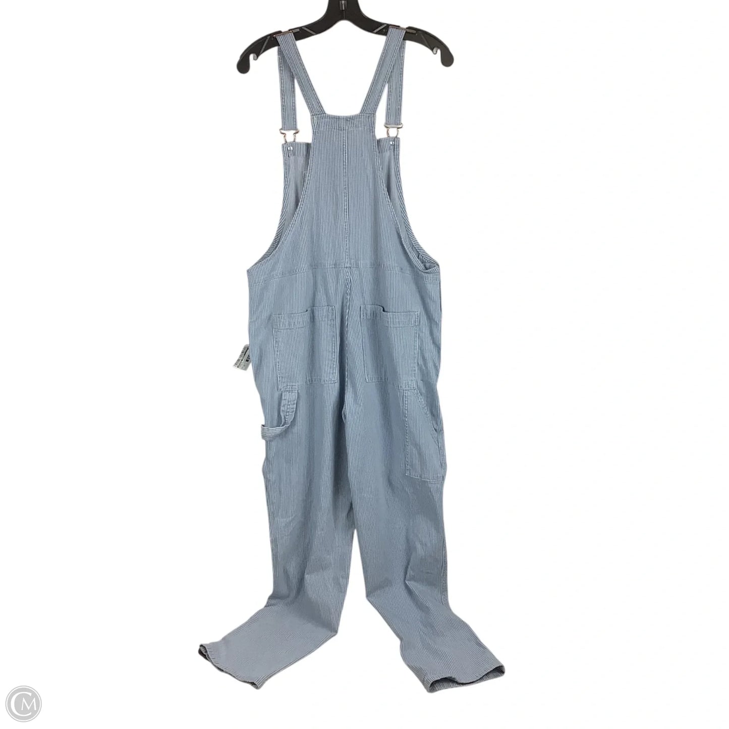 Overalls By Universal Thread In Striped Pattern, Size: 10
