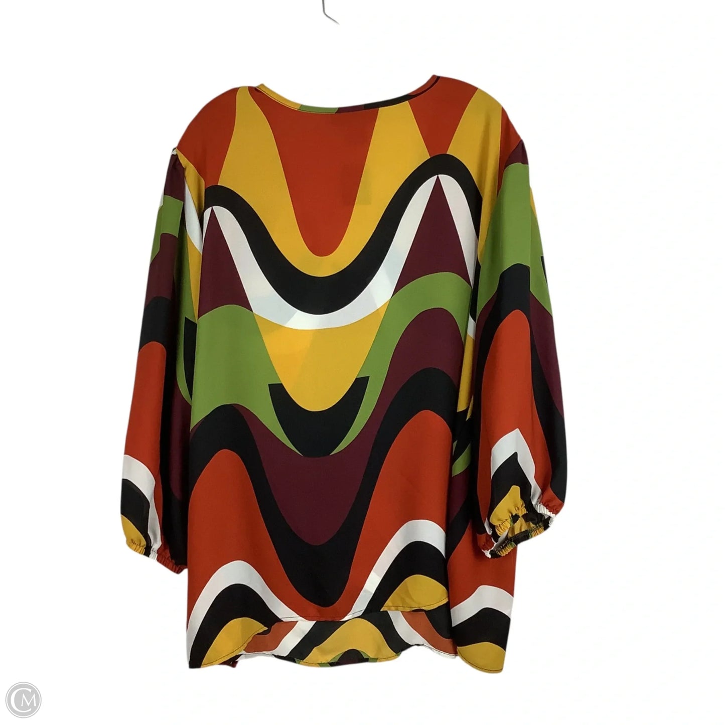 Top Long Sleeve By Ashley Stewart In Multi-colored, Size: 3x (22/24)