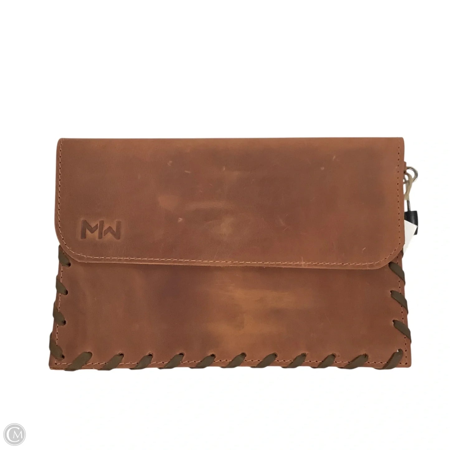 Wristlet Leather By Clothes Mentor, Size: Large