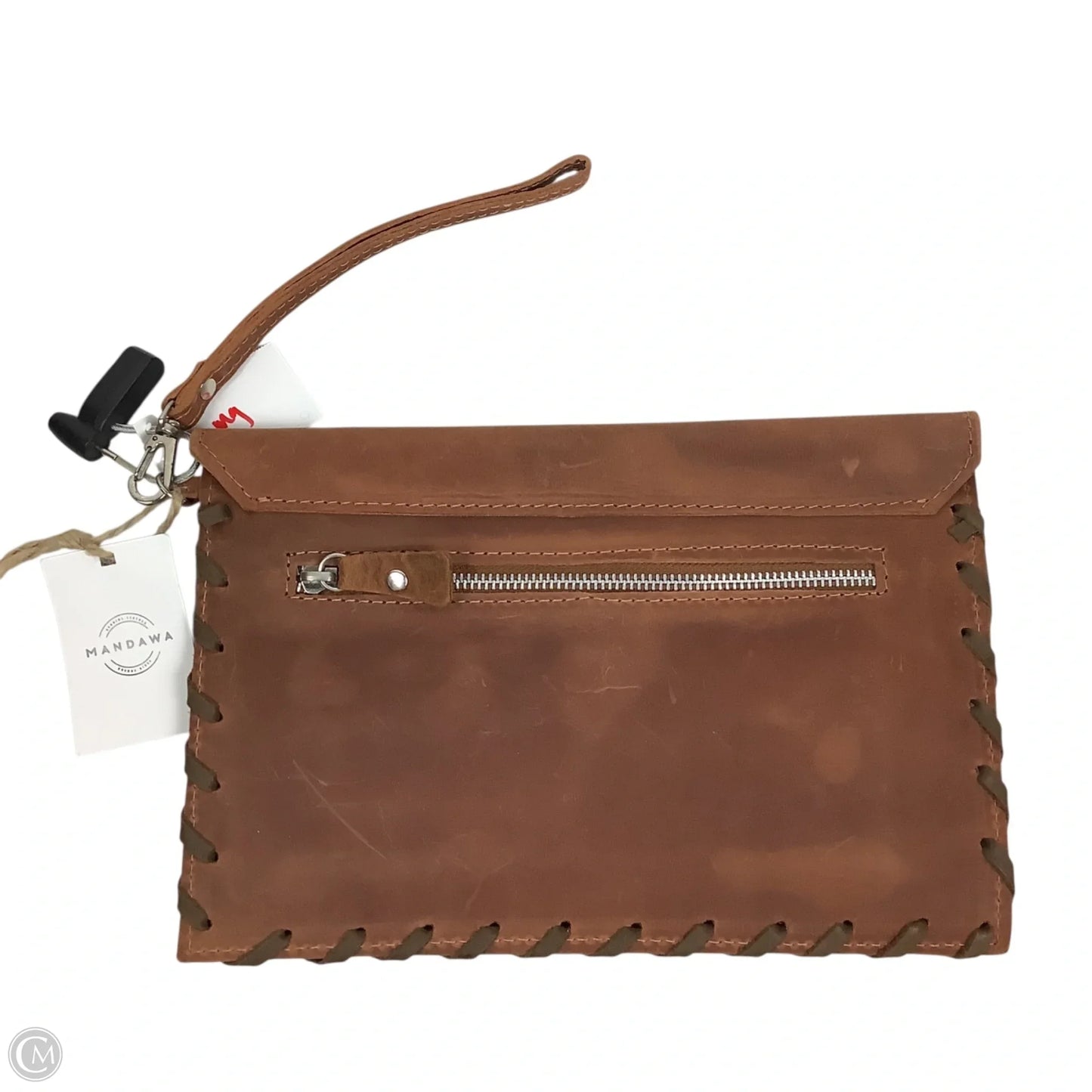 Wristlet Leather By Clothes Mentor, Size: Large