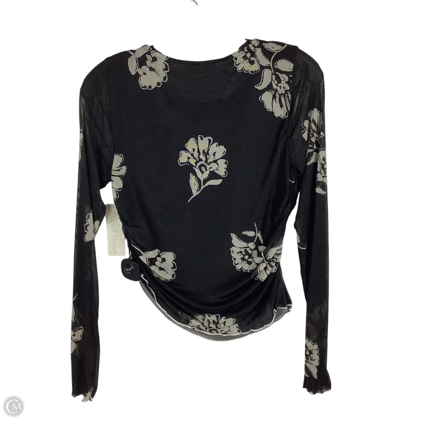 Top Long Sleeve By Clothes Mentor In Black, Size: L