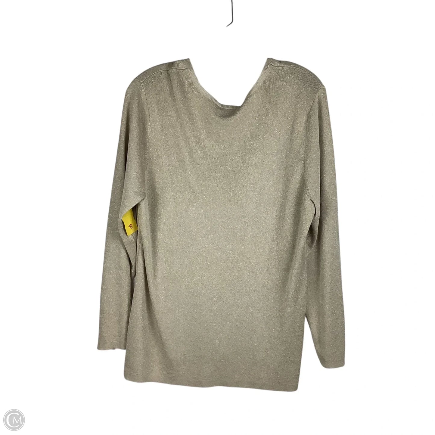 Top Long Sleeve By Eileen Fisher In Gold, Size: 1x