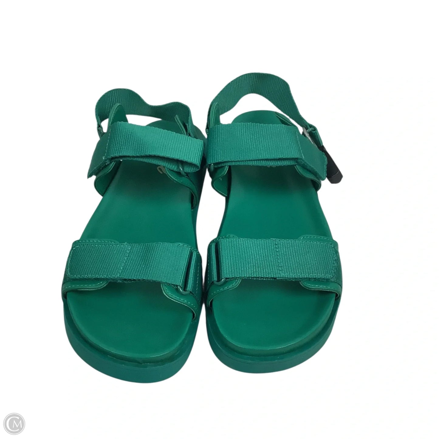 Sandals Flats By Aerie In Green, Size: 9