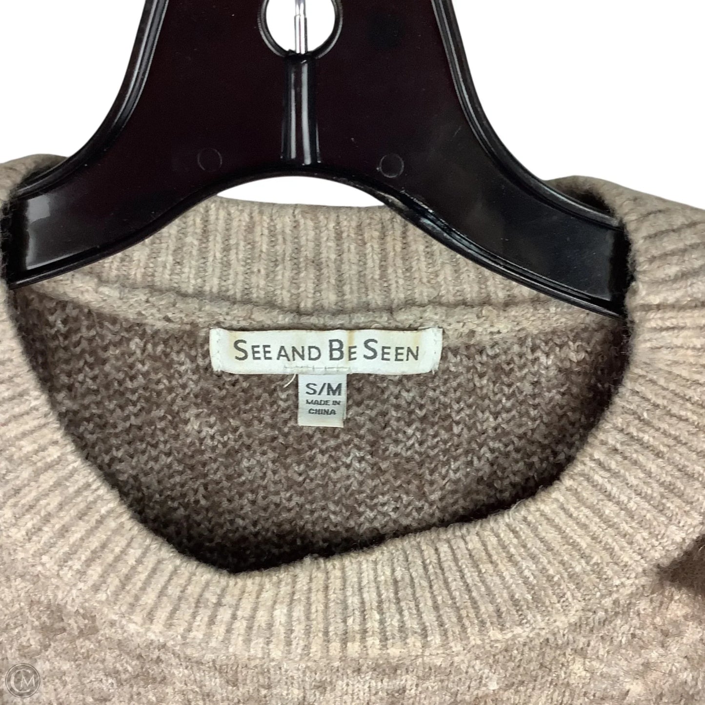 Sweater By See And Be Seen In Brown, Size: M (S/M)