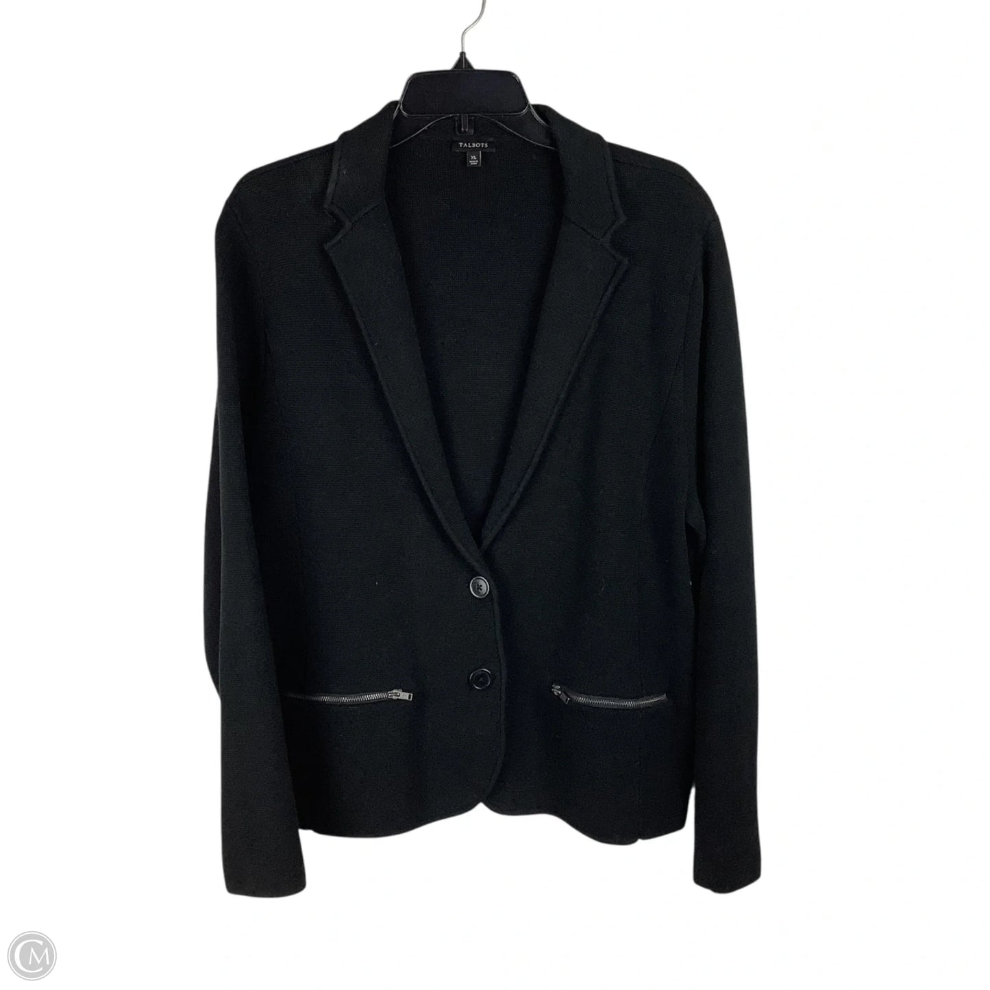 Blazer By Talbots In Black, Size: Xl