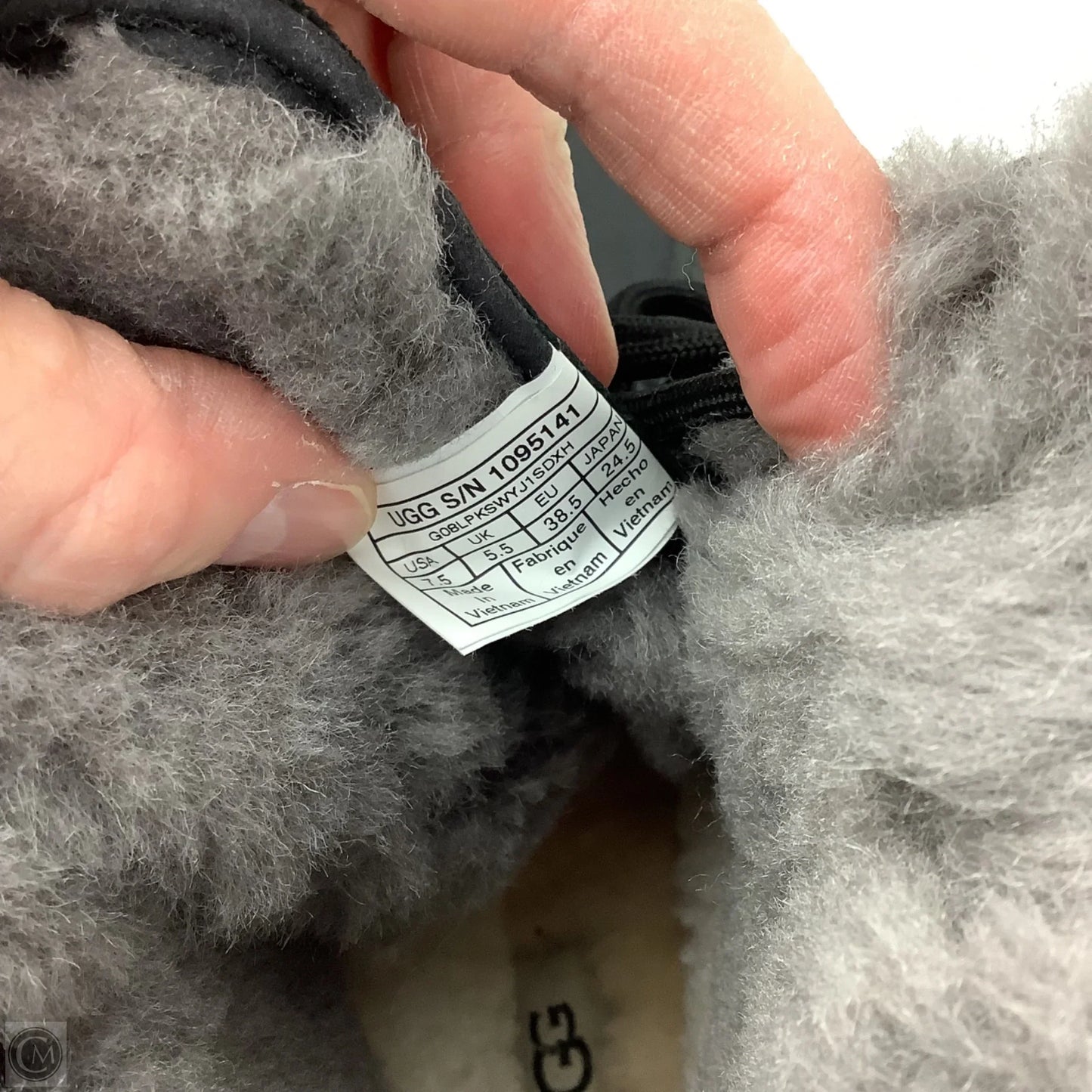 Boots Designer By Ugg In Black, Size: 7.5