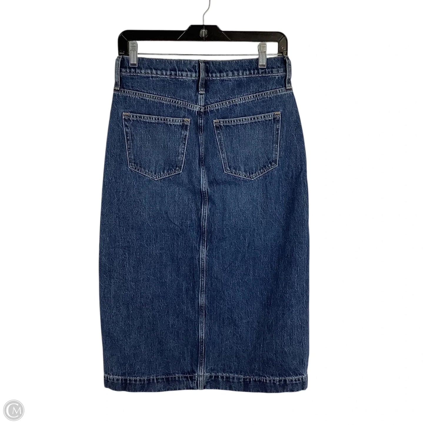 Skirt Midi By J. Crew In Blue Denim, Size: 4