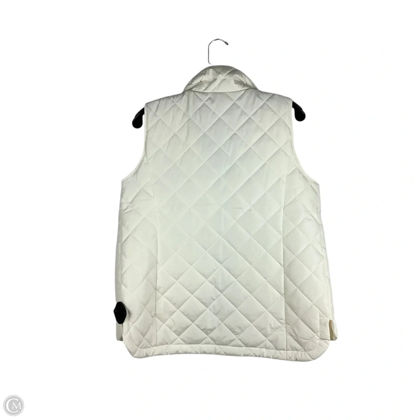 Vest Puffer & Quilted By Lands End In White, Size: Xs