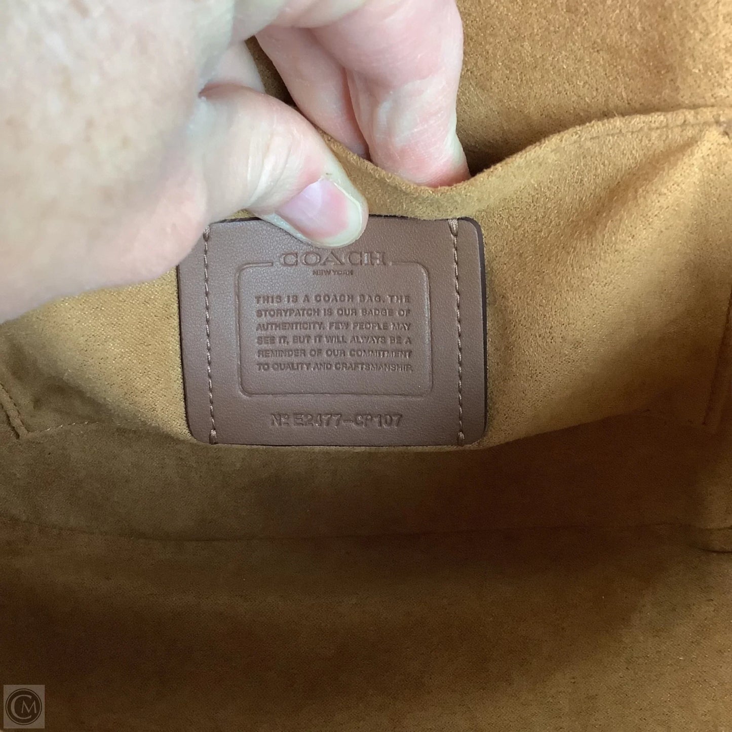 Crossbody Designer By Coach, Size: Medium