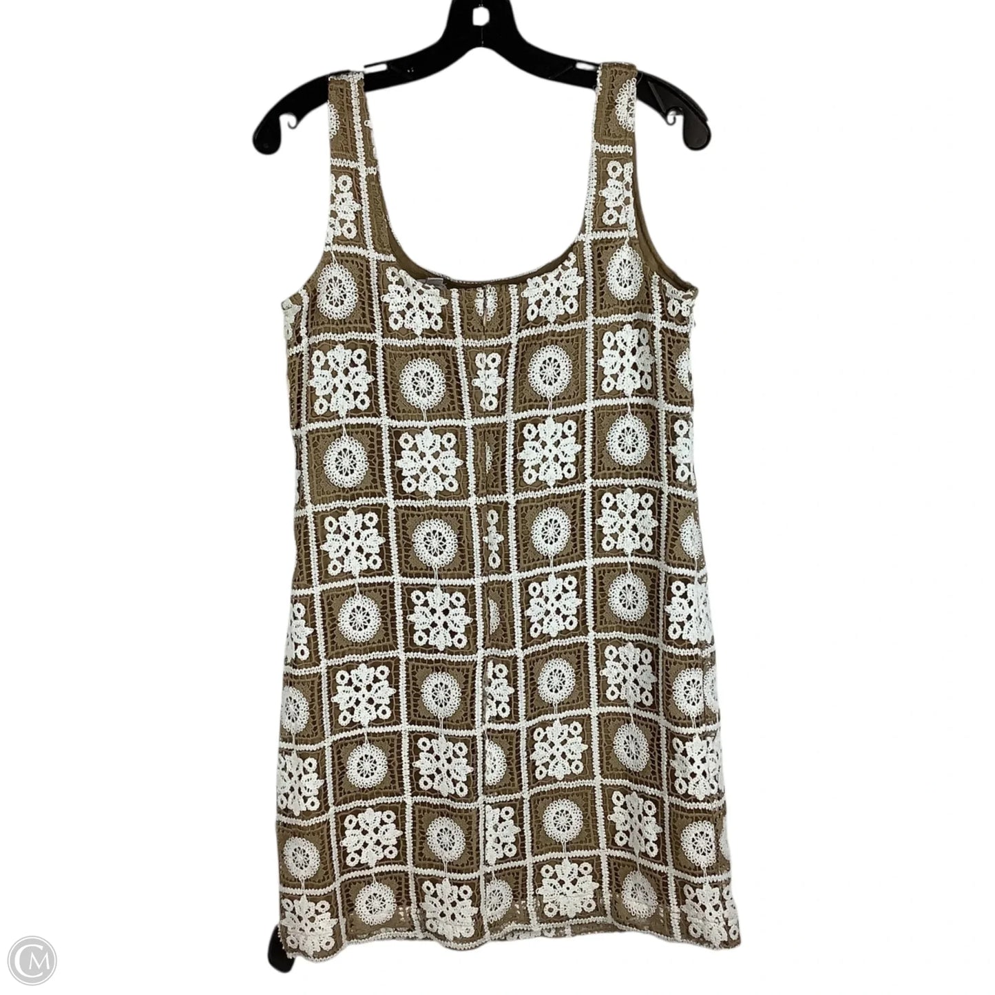 Dress Casual Short By Loft In Brown & White, Size: 2