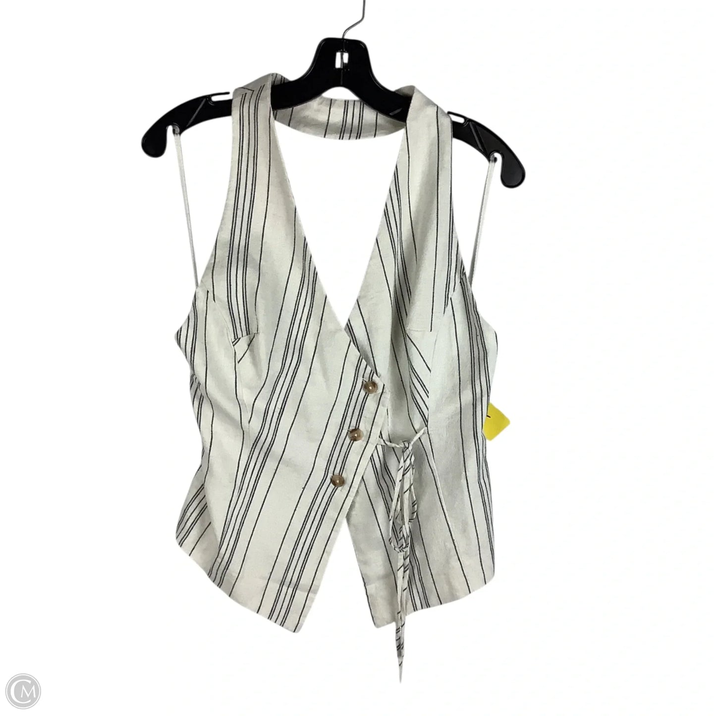 Top Sleeveless By Free People In Striped Pattern, Size: M