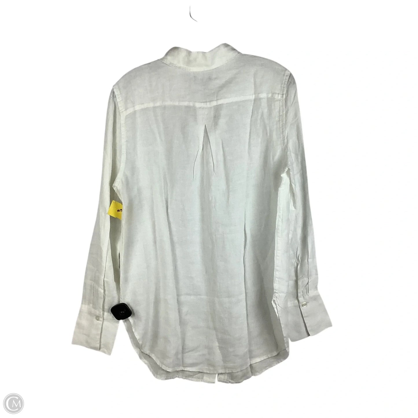 Top Long Sleeve By Talbots In White, Size: S