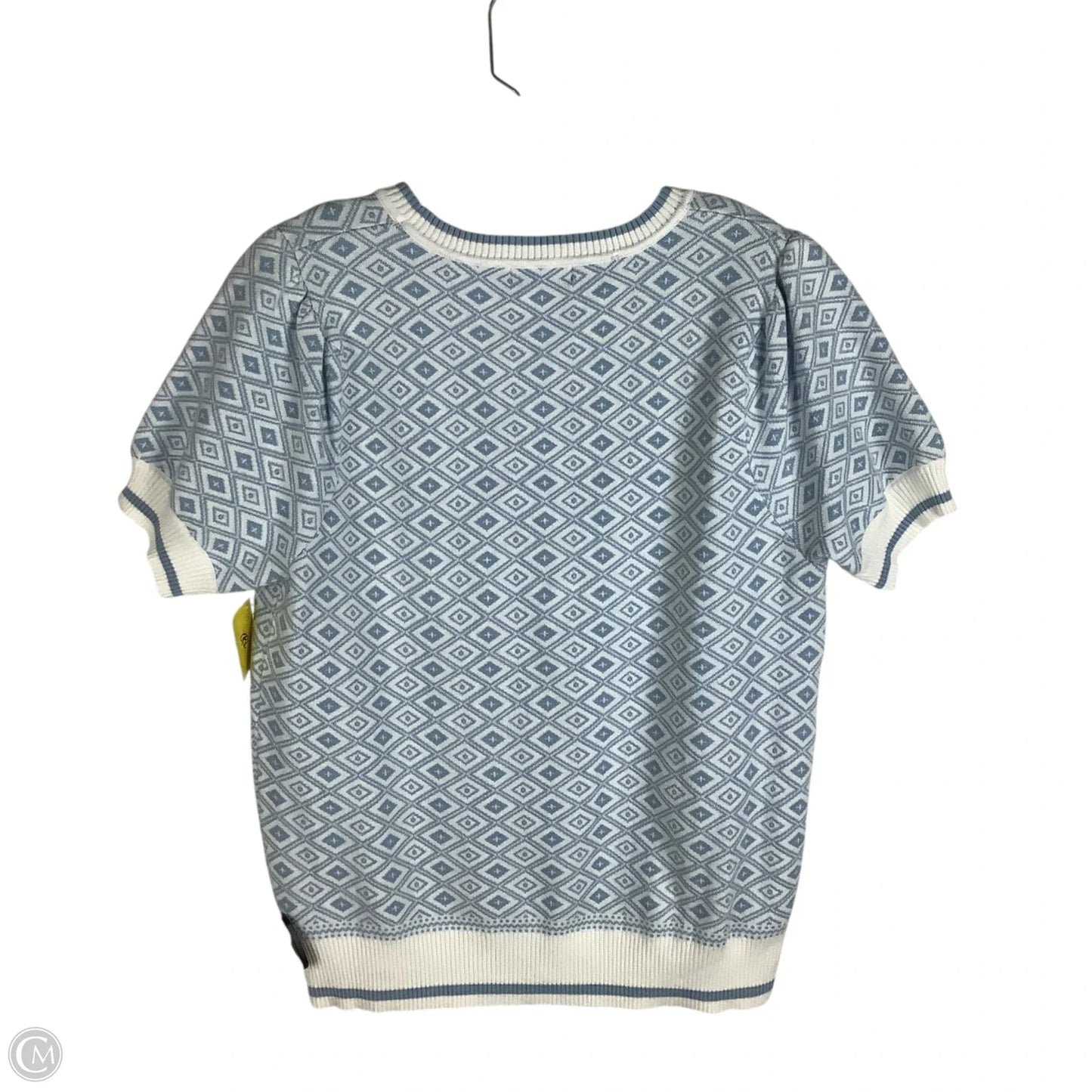 Sweater Short Sleeve By Clothes Mentor In Blue, Size: L