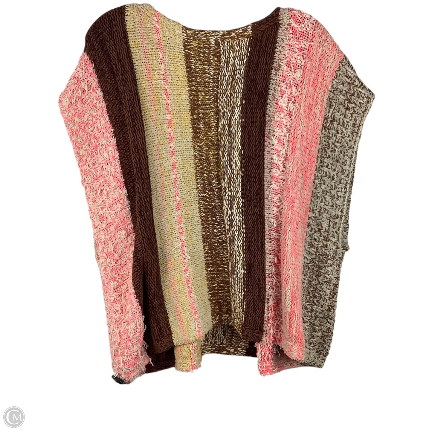 Sweater Short Sleeve By Anthropologie In Multi-colored, Size: S