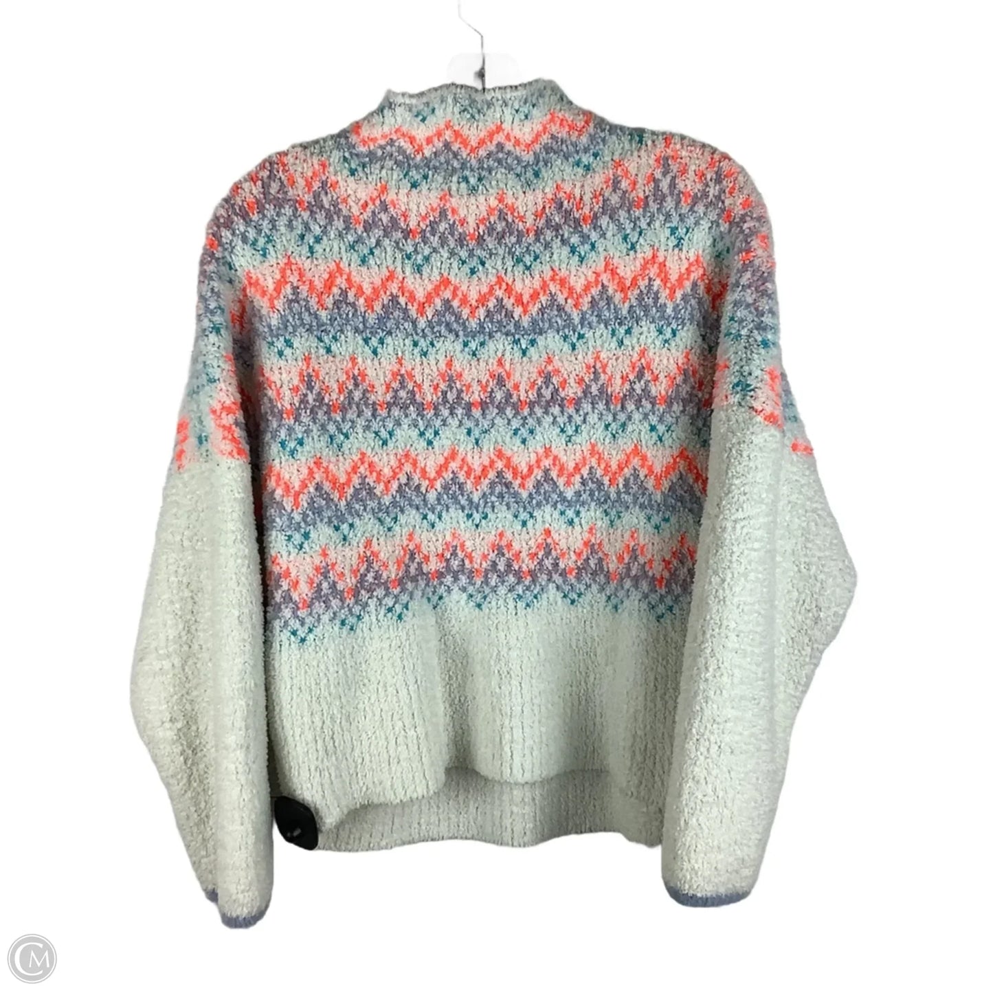 Sweater By Pilcro In Orange & White, Size: Sp