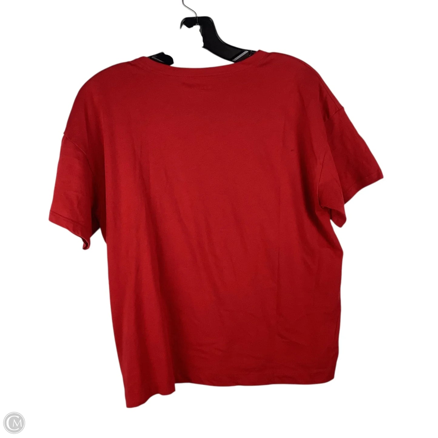 Top Short Sleeve Basic By Old Navy In Red, Size: M