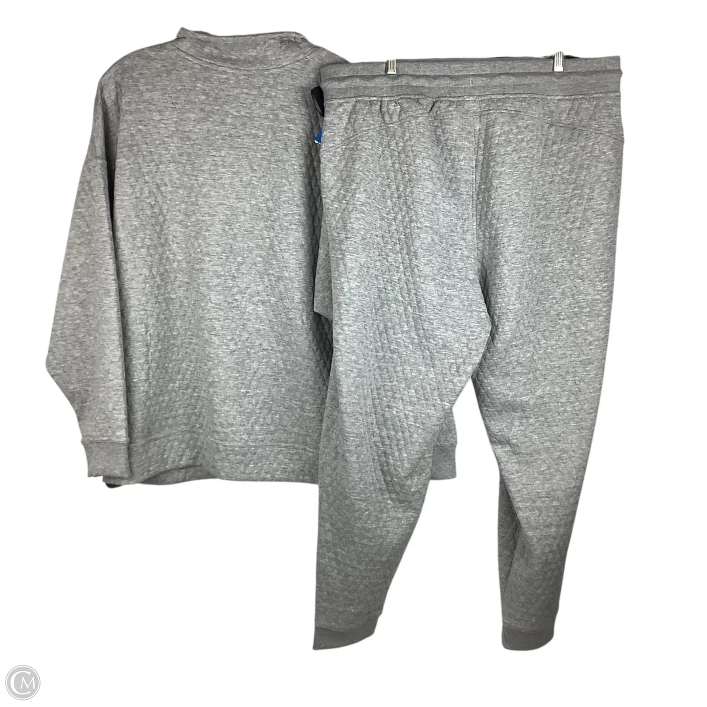 Athletic Pants 2pc By Yogalicious In Grey, Size: 1x