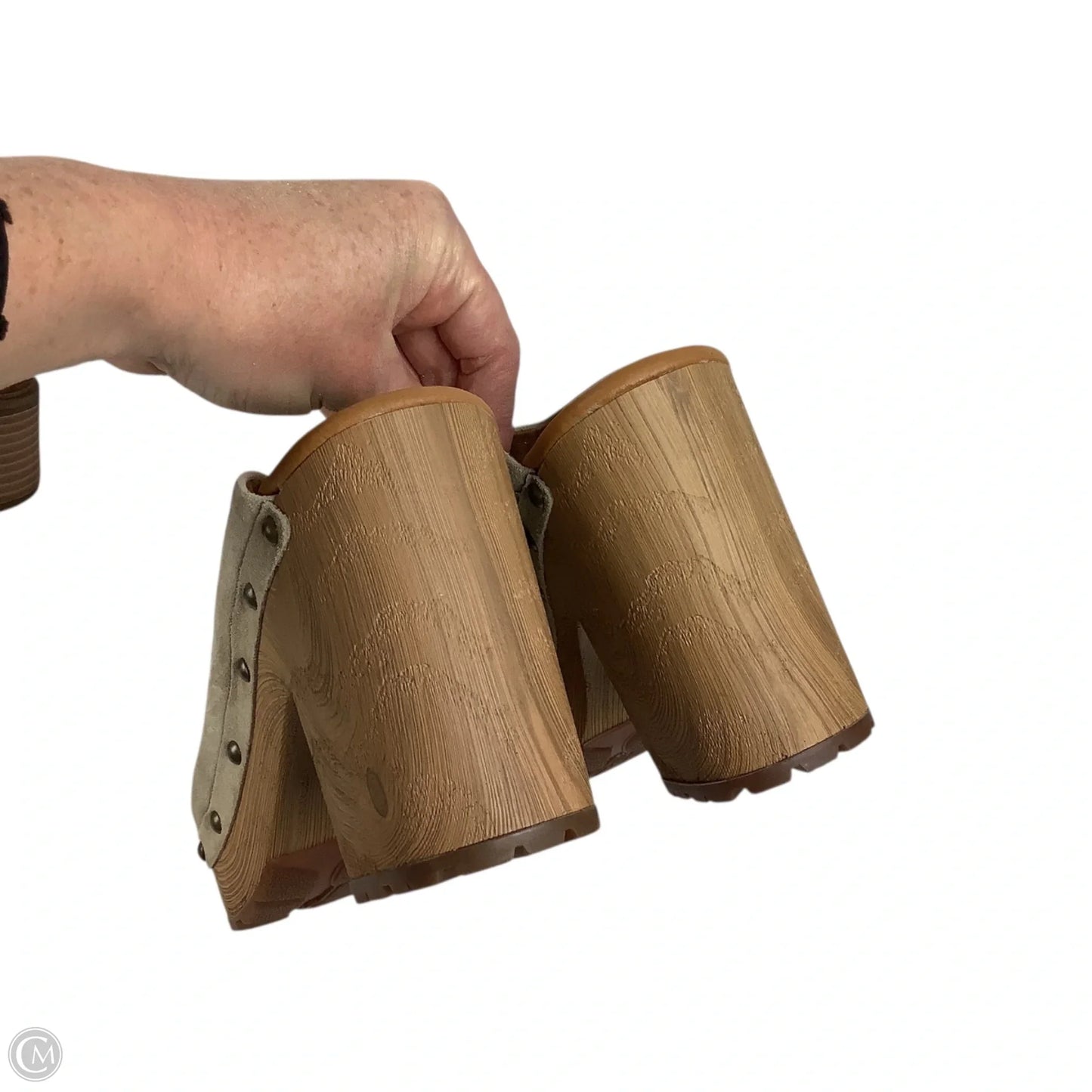 Shoes Heels Block By Korks In Tan, Size: 10