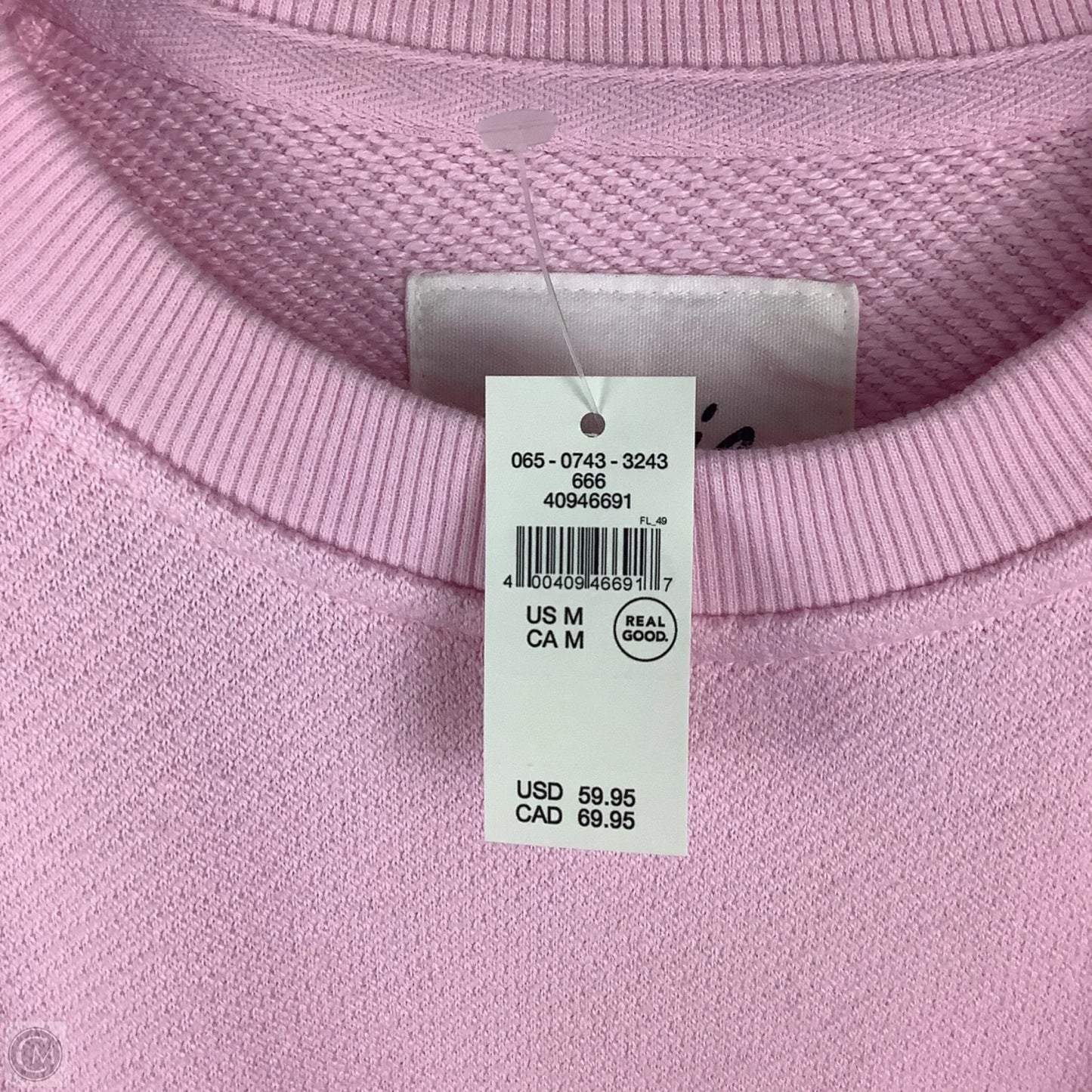 Sweatshirt Crewneck By Aerie In Pink, Size: M