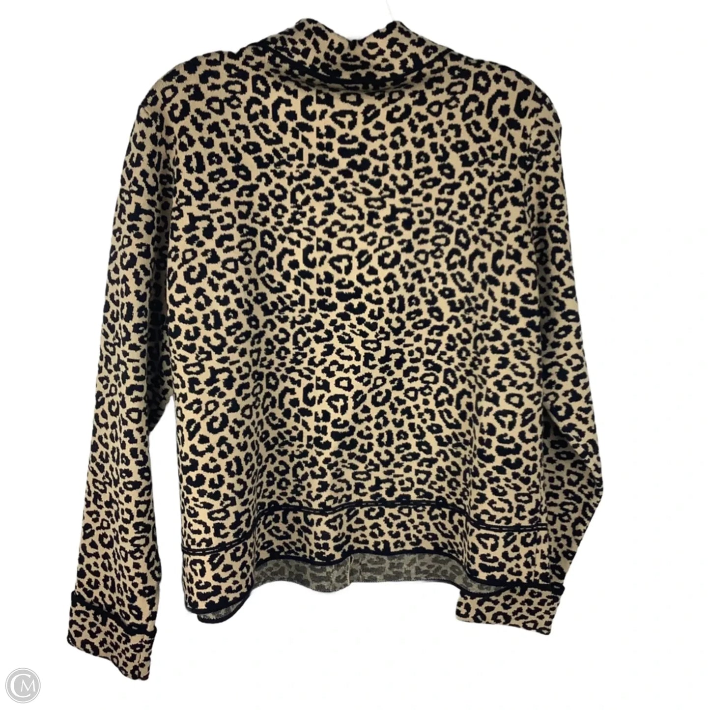 Cardigan By Tribal In Animal Print, Size: L