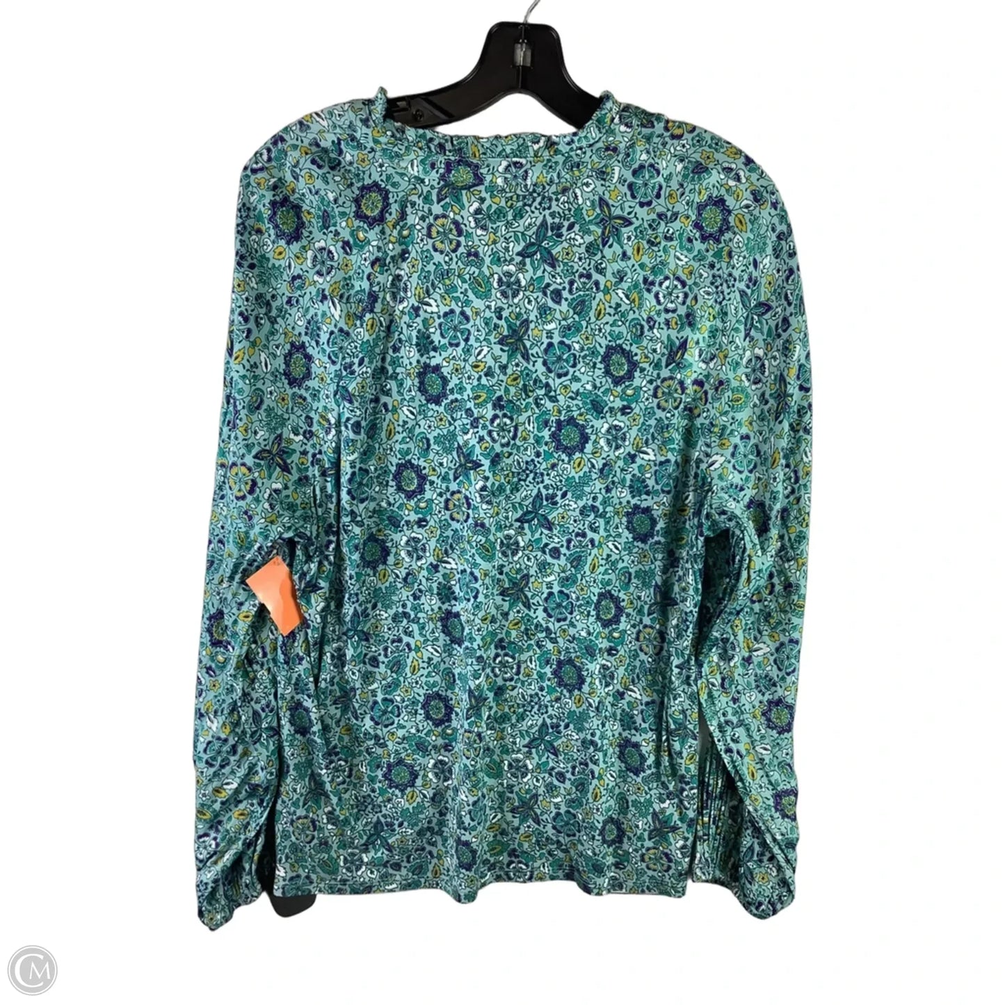 Top Long Sleeve By Loft In Blue, Size: L