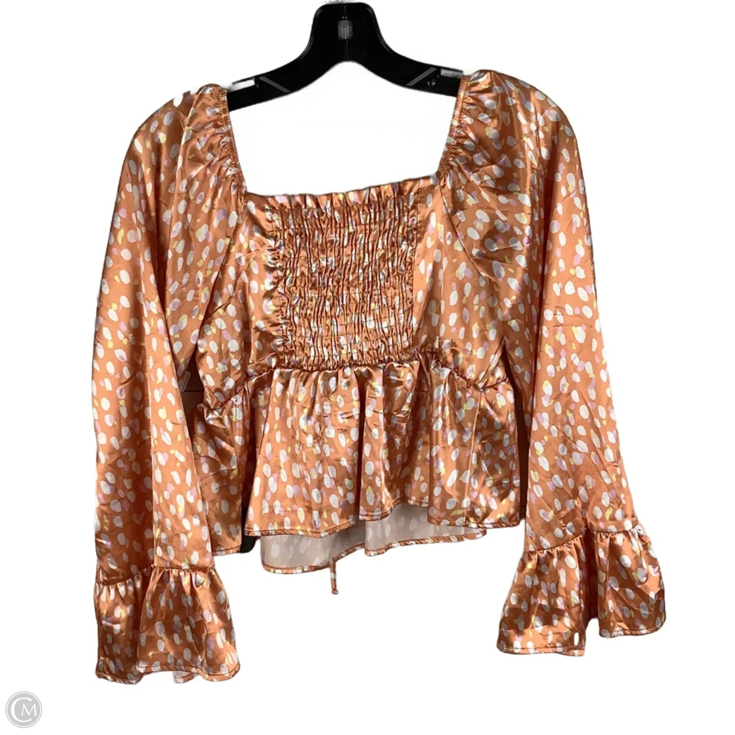 Top Long Sleeve By Altard State In Orange, Size: Xs