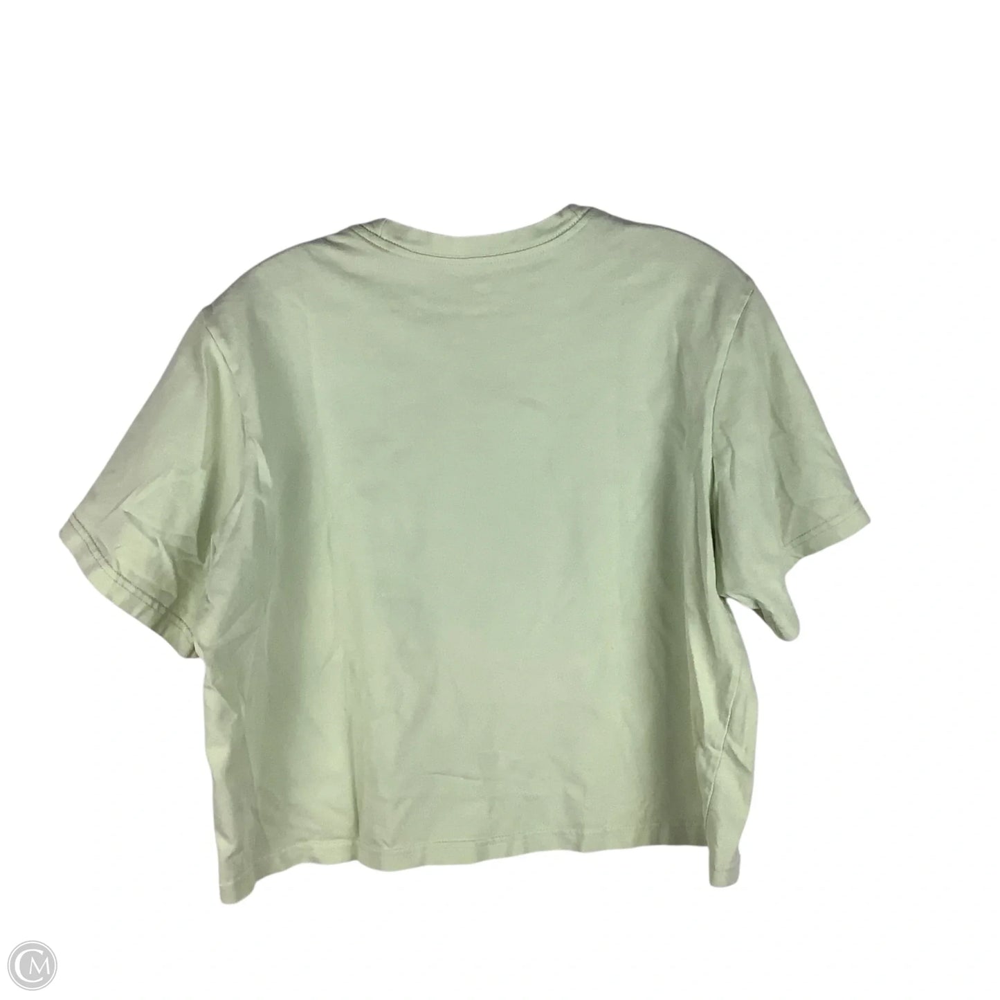 Athletic Top Short Sleeve By Nike Apparel In Yellow, Size: M