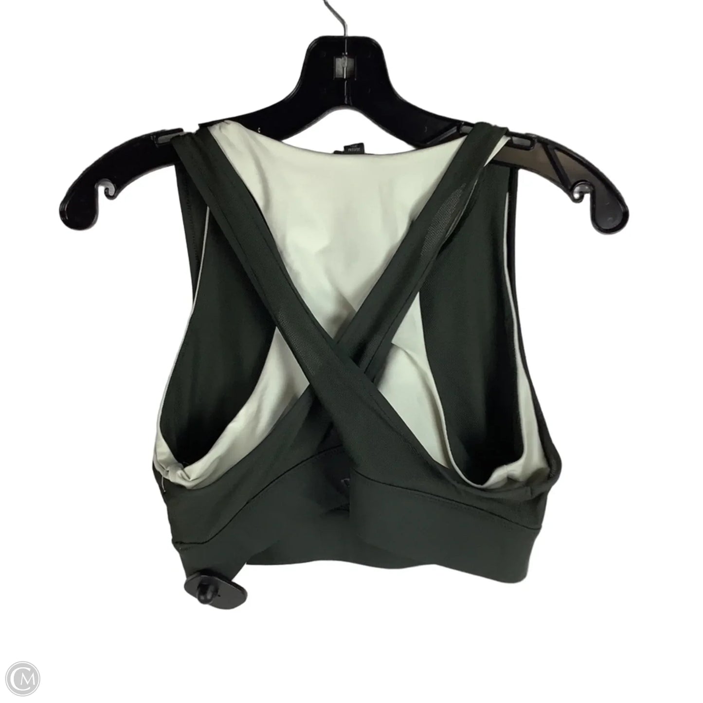 Athletic Bra By Cmc In Green, Size: M