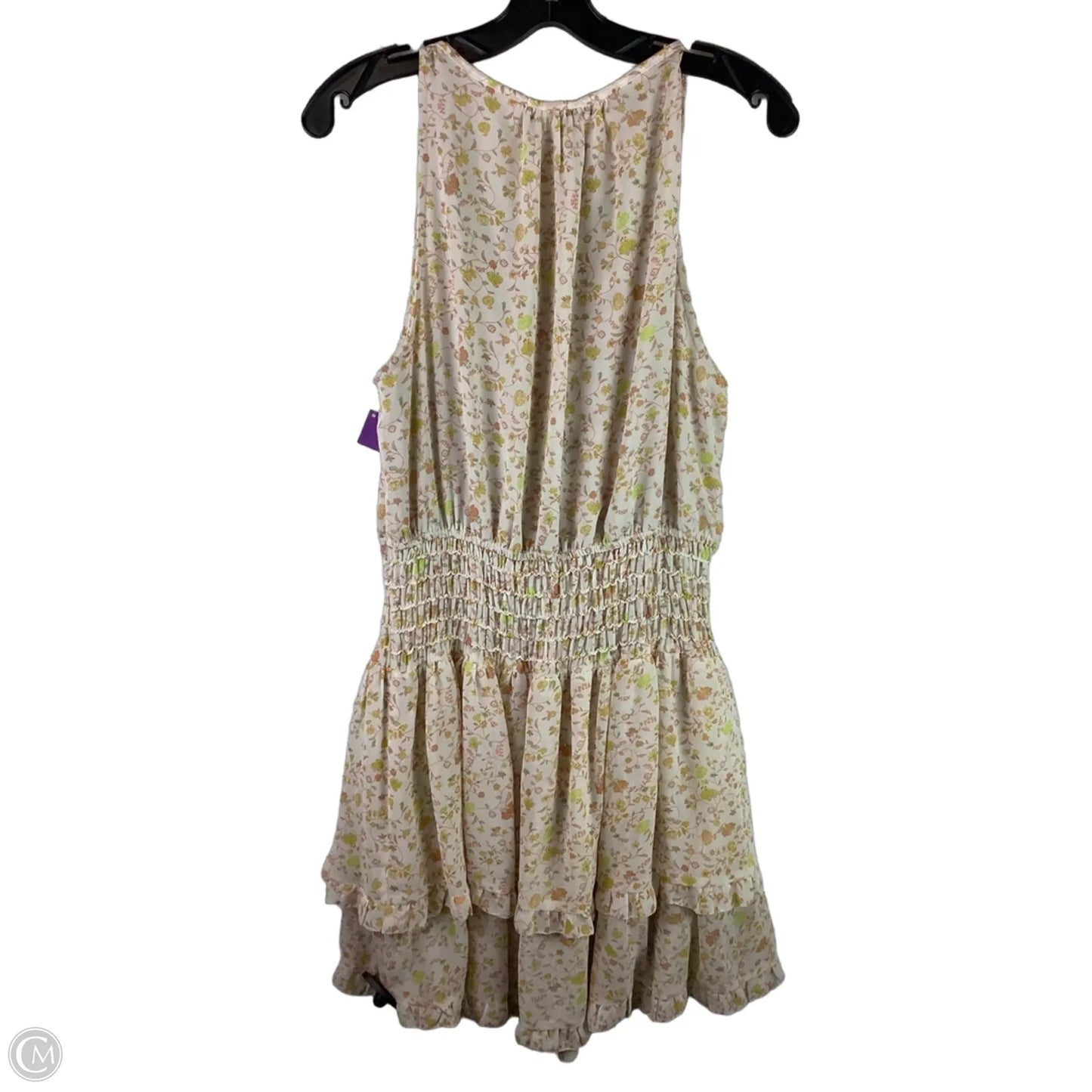 Dress Casual Short By Current Air In Floral Print, Size: L