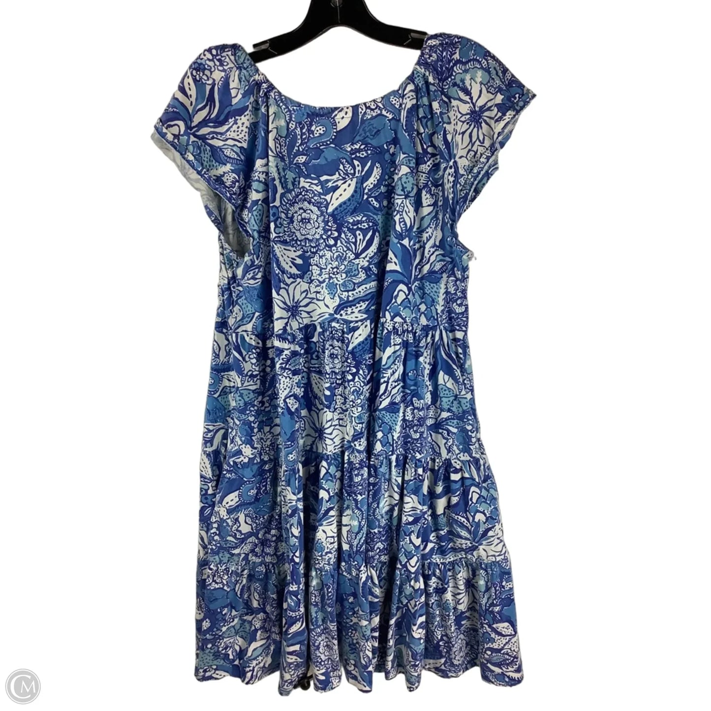 Dress Designer By Lilly Pulitzer In Blue, Size: L